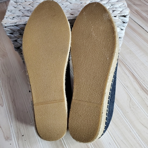 STEVE MADDEN DENIM & ROPE Platform ESPADRILLES Hampton Size 10 - Picture 4 of 5